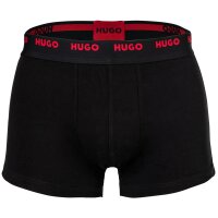 HUGO mens boxer shorts, 5-pack - Trunk Five Pack, Logo, Cotton Stretch Black/Red/Grey/Olive M (Medium)