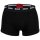 HUGO Herren Boxershorts, 5er Pack - Trunk Five Pack, Logo, Cotton Stretch Schwarz/Rot/Grau/Oliv M