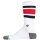 STANCE unisex socks pack of 3 - Boyd ST, logo, stripes, crew socks White/Red/Dark Blue 35-37