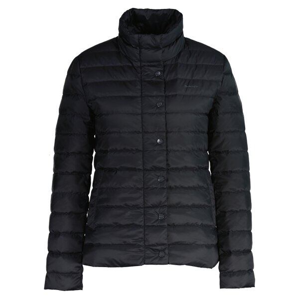 GANT Damen Daunenjacke - LIGHT DOWN JACKET, leichte Übergangsjacke, Steppjacke Schwarz M