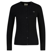 GANT Damen Strickjacke - STRETCH COTTON CABLE CARDIGAN,...