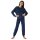 SCHIESSER Mädchen Schlafanzug, lang - Teens, Velour, Pyjama Set Dunkelblau 140