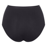 Sloggi Damen Highwaist-Slips, 6er Pack - GO Daily Cotton Highwaist 6P, Unterhose, Stretch-Baumwolle Schwarz S