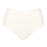 Sloggi Damen Highwaist-Slips, 6er Pack - GO Daily Cotton Highwaist 6P, Unterhose, Stretch-Baumwolle Weiß S