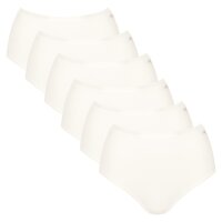Sloggi ladies Highwaist briefs, 6-pack - GO Daily Cotton Highwaist 6P, pants, stretch cotton White S (Small)