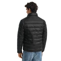 GANT Mens Down Quilted Jacket - LIGHT DOWN JACKET, zip, stand-up collar Black M (Medium)