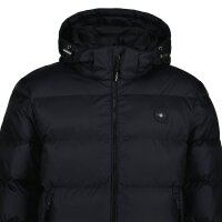 GANT Mens Down Jacket - LIGHT DOWN JACKET, lightweight quilted jacket, stand-up collar, zip Black M (Medium)