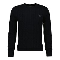 GANT Mens Knitted Jumper - COTTON CABLE C-NECK, Cable...