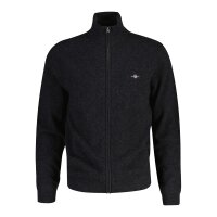 GANT Herren Strickjacke, Wolle - EXTRAFINE LAMBSWOOL ZIP...