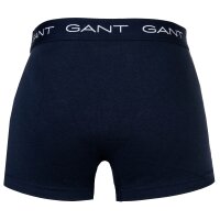 GANT men boxer shorts, 5-pack - Core Trunk 5-pack, cotton stretch, single-coloured Dark blue M (Medium)