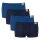 Sloggi mens hipster, pack of 4 - GO Natural Hipster C4P, boxer shorts, cotton stretch Blue S (Small)