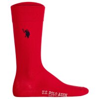 U.S. POLO ASSN. Mens socks, 6-pack - business socks, cotton mix Navy/Royal blue/Red 43-46 (9-11 UK)
