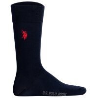 U.S. POLO ASSN. Mens socks, 6-pack - business socks, cotton mix Navy/Royal blue/Red 43-46 (9-11 UK)