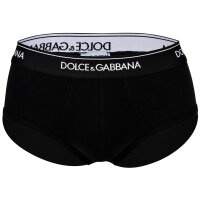 DOLCE & GABBANA mens briefs, 3-pack - Brando briefs, stretch cotton Black/white/grey L (Large)