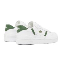LACOSTE Mens Sneaker - T-CLIP SET, sneakers, logo, genuine leather White/Green EUR 43 (9 UK)