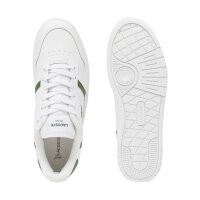 LACOSTE Mens Sneaker - T-CLIP SET, sneakers, logo, genuine leather White/Green EUR 43 (9 UK)