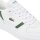 LACOSTE Mens Sneaker - T-CLIP SET, sneakers, logo, genuine leather White/Green EUR 43 (9 UK)