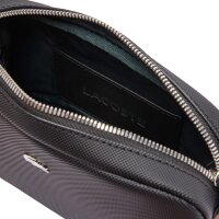 LACOSTE Ladies Shoulder bag - Daily City Zipped Crossover Bag, 11x20x6cm (HxWxD) Black