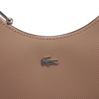 LACOSTE Damen Handtasche - Daily City Shoulder Bag, Handtasche, 15x23x6cm (HxBxT) Hellbraun