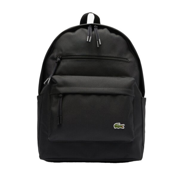 LACOSTE Unisex Backpack - Neocroc Backpack, 42,5x30x18,5 cm (HxWxD), unicoloured Black