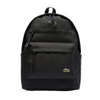 LACOSTE Unisex Backpack - Neocroc Backpack, 42,5x30x18,5 cm (HxWxD), unicoloured Black