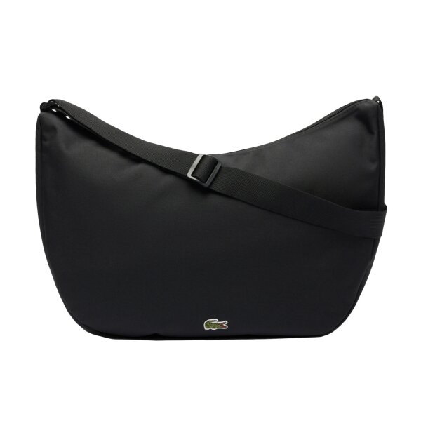 LACOSTE Ladies Handbag - Neocroc L Moon Bag, 35x46x11,5cm (HxWxD) Black