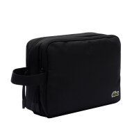 LACOSTE Unisex Toilet Bag - Neocroc Toilet Kit, 18x25,5x9,5cm (HxWxD) Black