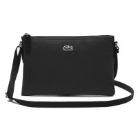 LACOSTE Damen Umhängetasche - L1212 Core Essentials Crossover Bag, 17x27x2cm (HxBxT) Schwarz