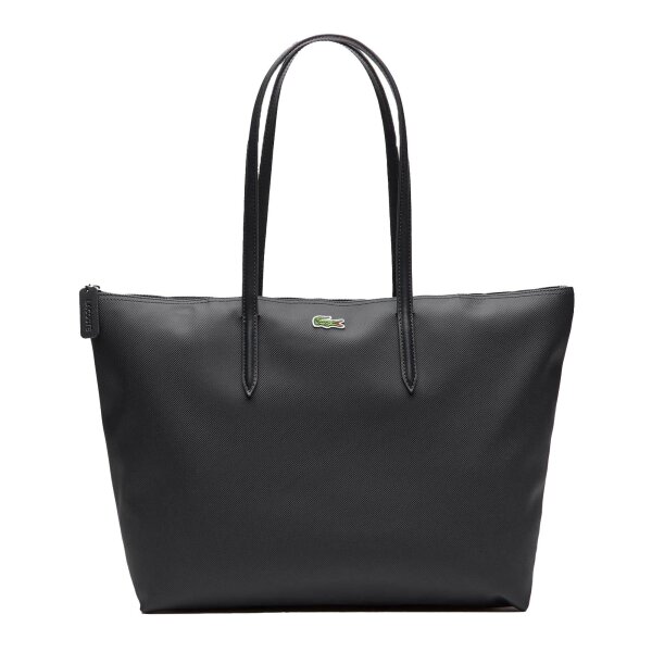 LACOSTE Damen Handtasche - L1212 Core Essentials Shopping Bag, 30x34x14cm (HxBxT) Schwarz