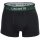 LACOSTE Herren Boxershorts, 5er Pack - Trunks, Casual, Cotton Stretch, Logobund Schwarz/Blau/Grün S