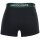 LACOSTE Herren Boxershorts, 5er Pack - Trunks, Casual, Cotton Stretch, Logobund Schwarz/Blau/Grün S