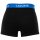 LACOSTE Herren Boxershorts, 5er Pack - Trunks, Casual, Cotton Stretch, Logobund Schwarz/Blau/Grün S