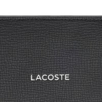 LACOSTE Herren Geldbörse mit Schlüsselanhänger, Geschenkset - Ossian Textured M Billfold Key Ring Box, 9,8x11,5x3cm (HxBxT) Schwarz