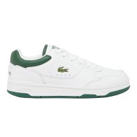 LACOSTE mens sneaker - Linedrive 125 1, trainers, logo, genuine leather White/Green EUR 43 (9 UK)