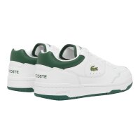 LACOSTE mens sneaker - Linedrive 125 1, trainers, logo, genuine leather White/Green EUR 43 (9 UK)