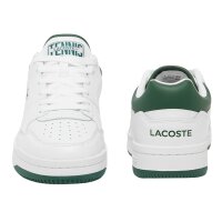 LACOSTE mens sneaker - Linedrive 125 1, trainers, logo, genuine leather White/Green EUR 43 (9 UK)