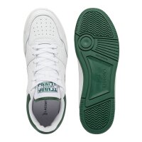 LACOSTE mens sneaker - Linedrive 125 1, trainers, logo, genuine leather White/Green EUR 43 (9 UK)