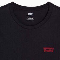 Levis Herren T-Shirts, 2er Pack - "The Graphic Tee - 2 Pack", Rundhals, Baumwolle Schwarz/Weiß M