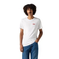 Levis Herren T-Shirts, 2er Pack - "The Graphic Tee - 2 Pack", Rundhals, Baumwolle Schwarz/Weiß M