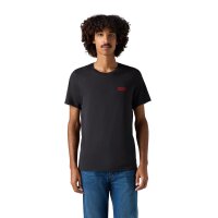 Levis Herren T-Shirts, 2er Pack - "The Graphic Tee - 2 Pack", Rundhals, Baumwolle Schwarz/Weiß S