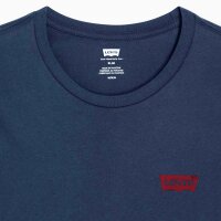 Levis Herren T-Shirts, 2er Pack - "The Graphic Tee - 2 Pack", Rundhals, Baumwolle Blau/Weiß 2XL