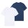Levis Mens T-Shirts, 2-Pack - ‘The Graphic Tee - 2 Pack’, Round Neck, Cotton Blue/White 2XL (XX-Large)
