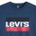 Levis Herren T-Shirt - "Sportswear Logo Graphic Tee", Rundhals, Baumwolle Blau M