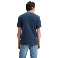 Levis Herren T-Shirt - "Sportswear Logo Graphic Tee", Rundhals, Baumwolle Blau 2XL