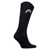 HEAD unisex socks - 12-pack, All Sport Training Crew, sports socks, logo Black 39-42 (UK 6-8)
