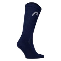 HEAD Unisex Socken, 12er Pack - All Sport Training Crew, Sportsocken, Logo Blau 43-46