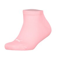 PUMA children sneaker socks, 12-pack – plain sneaker 12P, logo, single colour Grey/White/Light pink 27-30