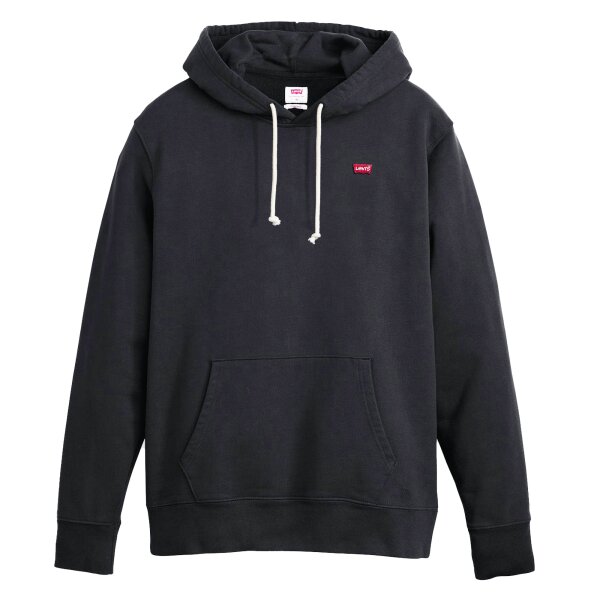 Levis Herren Hoodie - "The Original Housemark Hoodie", Sweatshirt, Kapuze, Baumwolle Schwarz S