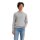 Levis mens knitted jumper – ‘Lightweight Housemark Sweater’, round neck, cotton blend Grey L (Large)