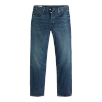 Levis Herren Jeans - "501 Original", Baumwoll-Denim, Länge 32, Straight Fit Dunkelblau 30W/32L